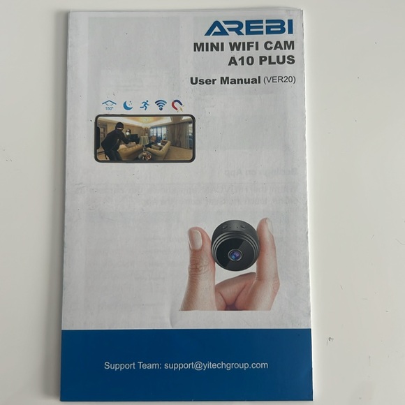 AREBI A10 Plus Mini WIFI Cam - Picture 2 of 11